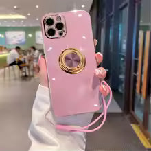 Fashion 360° Finger Ring Holder Stand Plating Phone Case For iPhone 14 13 12 11 Pro XS Max X XR 6S Plus 8 7 SE Mini Back Cove and 12 to 16 pro max cover