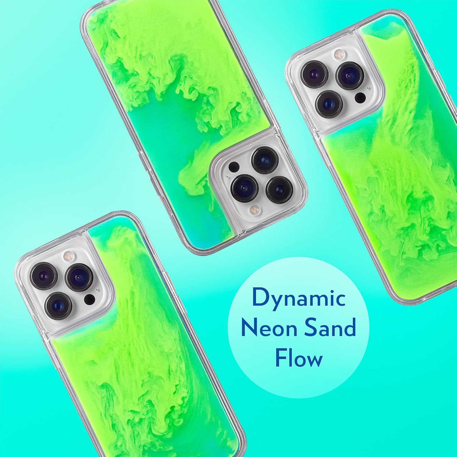 Glow-in-the-Dark iPhone Sand Case (Buy 1 Get 1)